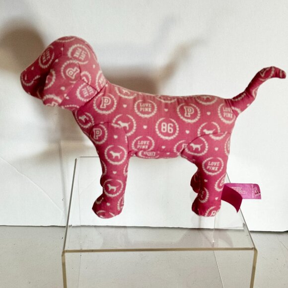 Victoria's Secret Love Pink 86 Plush 6" Stuffed Puppy Dog - Picture 3 of 11
